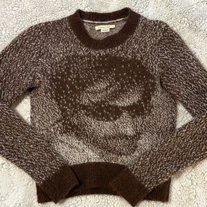 PALOMA WOOL PAUFITO SWEATER - DARK BROWN XS